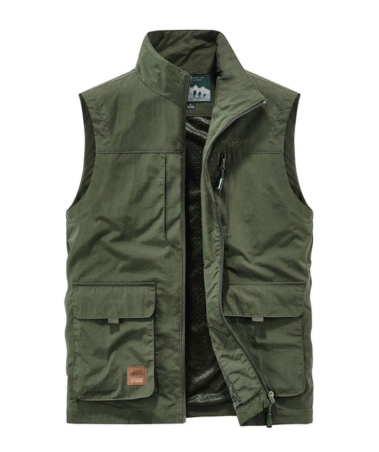 Outdoor Tourism Multi-pocket Work Pants Vest Jacket - MYLUXURY LANE ENTERPRISE