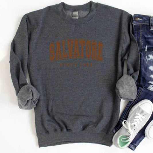 Salvatore Since 1864 Mystic Falls Hooded Sweatshirt - MYLUXURY LANE ENTERPRISE