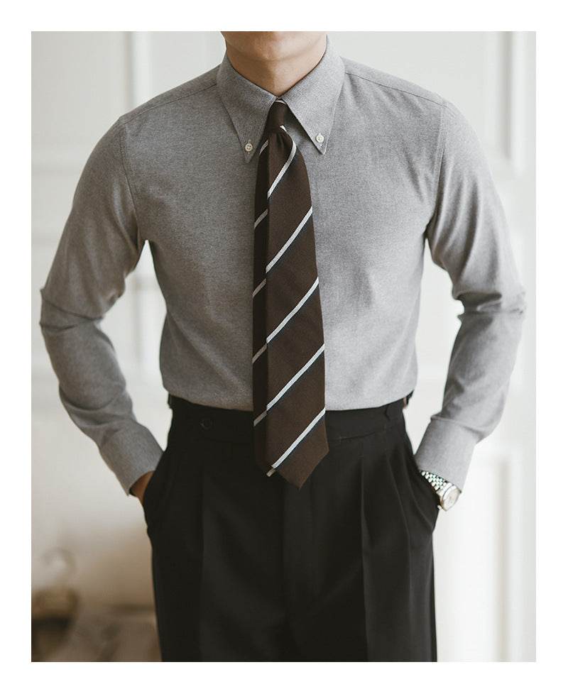 Spring Leisure Oxford Woven Shirts Male - MYLUXURY LANE ENTERPRISE