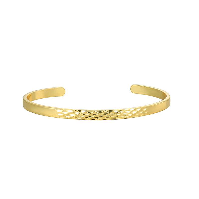 Carven Design Pattern Bracelet Simple Personalized All-match Cold Style - MYLUXURY LANE ENTERPRISE