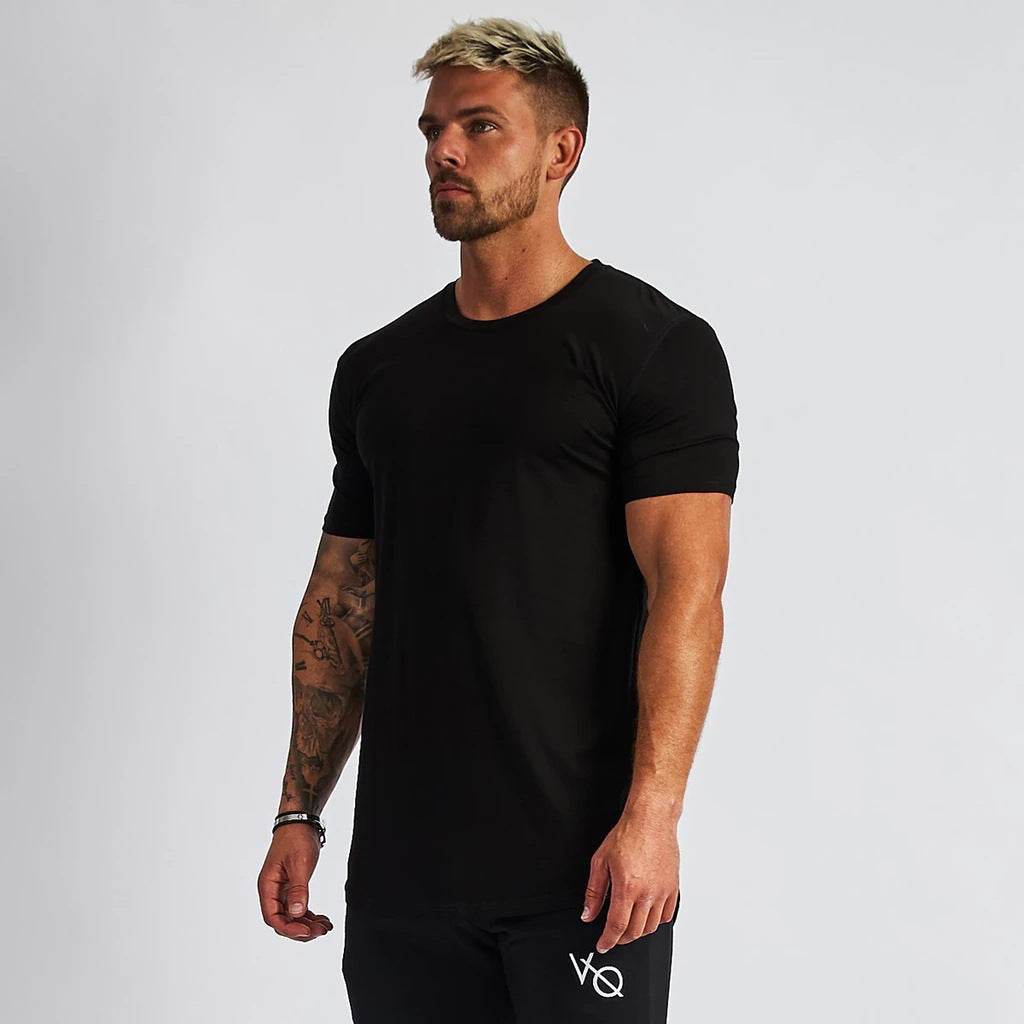 Men's Sports And Leisure Solid Color Light Board Short Sleeved - MYLUXURY LANE ENTERPRISE