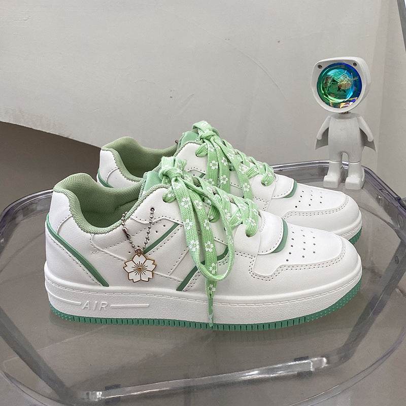 Trendy Student Macaron Girl Cute White Shoes - MYLUXURY LANE ENTERPRISE