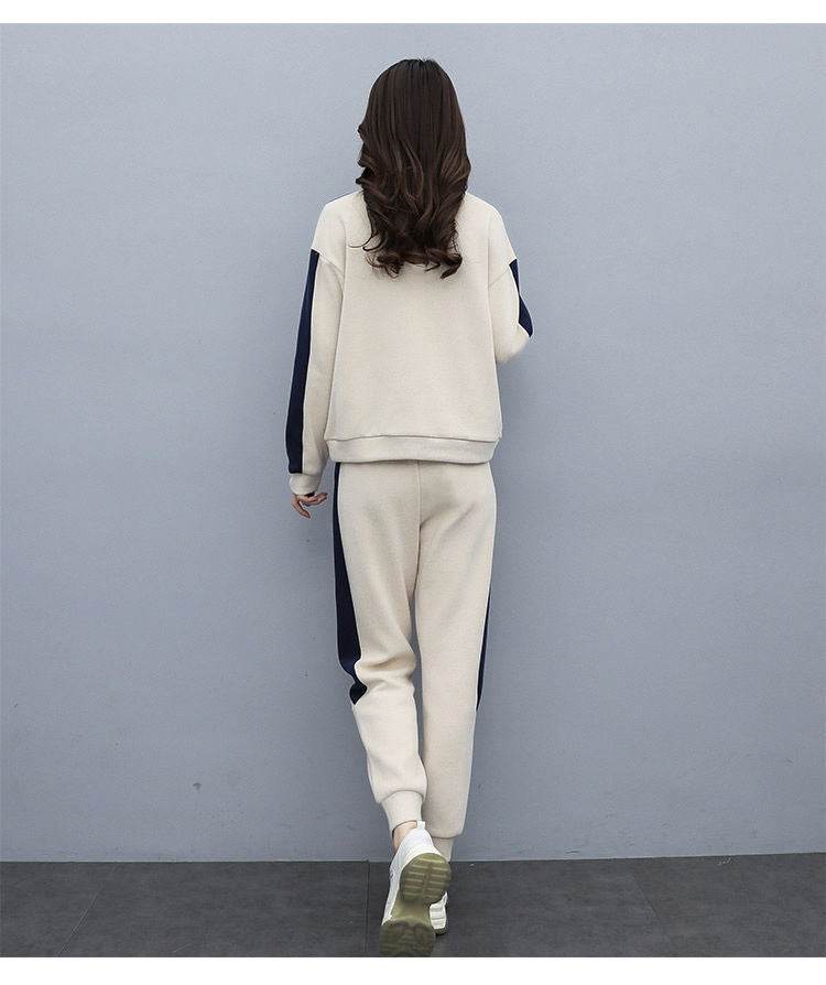 Thickened Velvet Sport Suit Women's Long-sleeved Sweater Casual Wear - MYLUXURY LANE ENTERPRISE