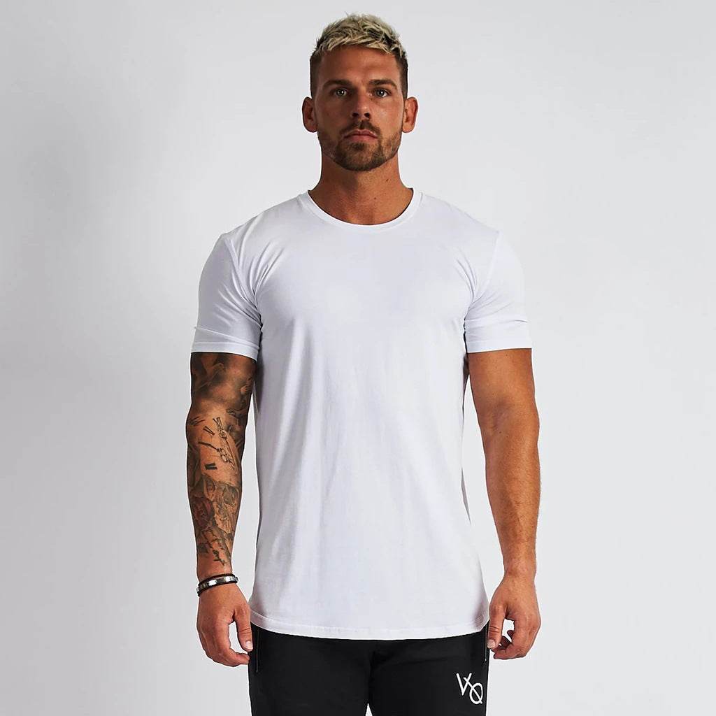 Men's Sports And Leisure Solid Color Light Board Short Sleeved - MYLUXURY LANE ENTERPRISE