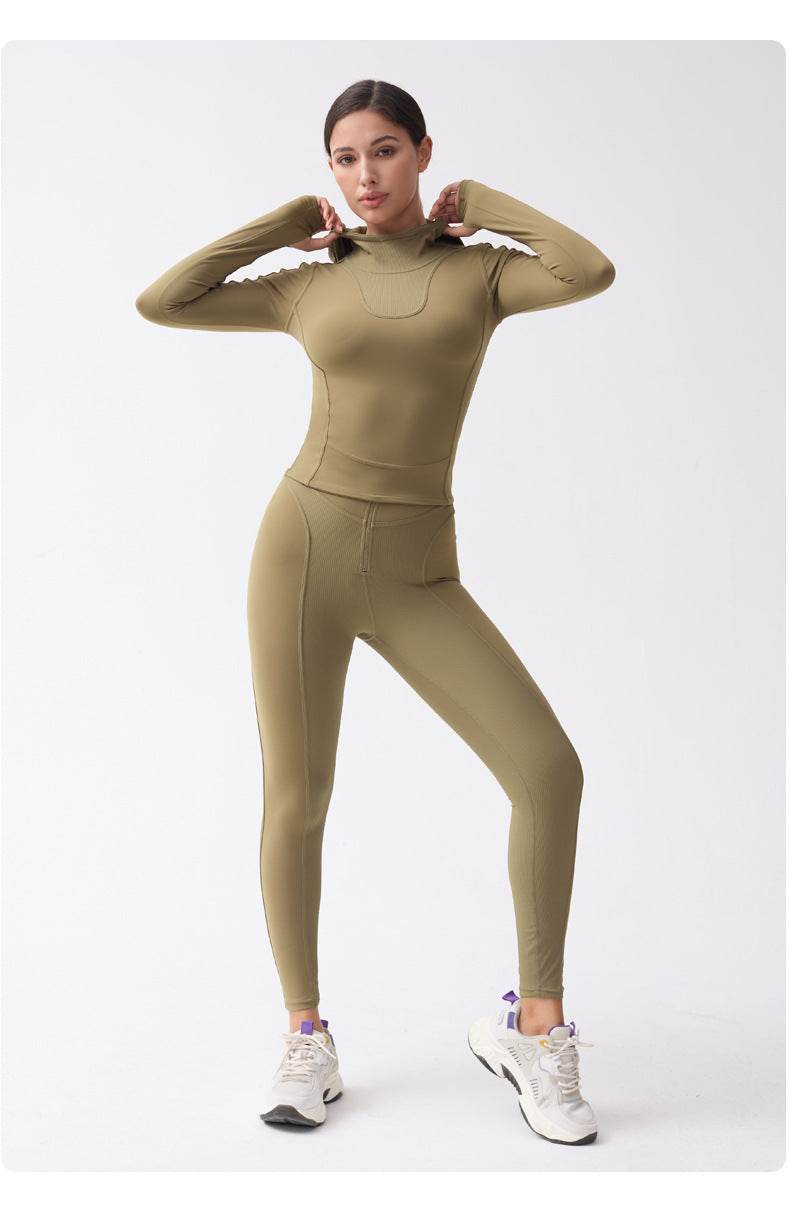 Women's Long-sleeved Pullover Outdoor Workout Clothes Sports Top - MYLUXURY LANE ENTERPRISE