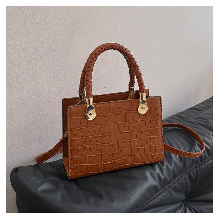 Women's Fashion Small Square Bag Solid Color - MYLUXURY LANE ENTERPRISE