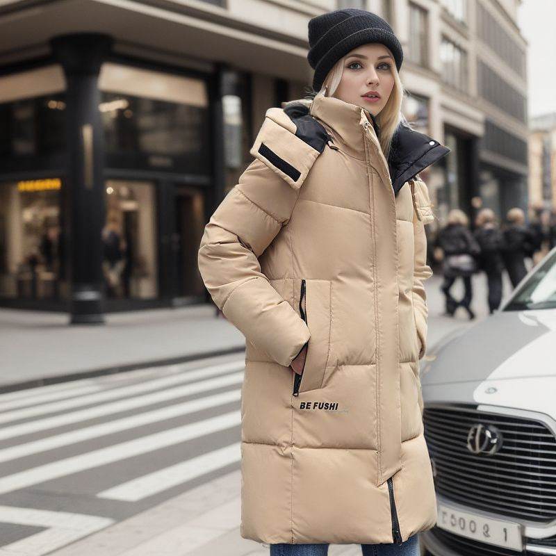 Women's Fashion Simple Thickened Cotton Padded Coat - MYLUXURY LANE ENTERPRISE