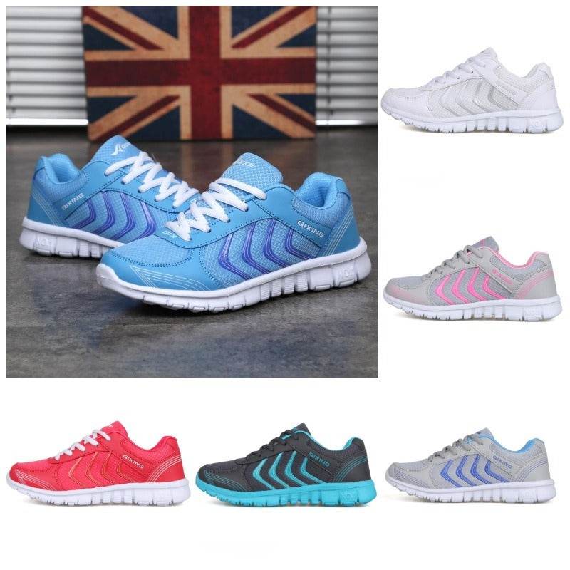 Ladies Running Shoes Ultralight Low-top Casual White Shoes - MYLUXURY LANE ENTERPRISE