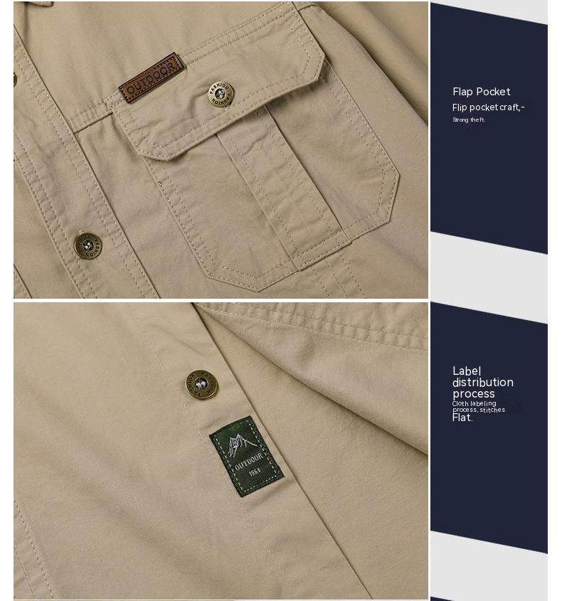 Men's Long Sleeve Shirt Casual - MYLUXURY LANE ENTERPRISE