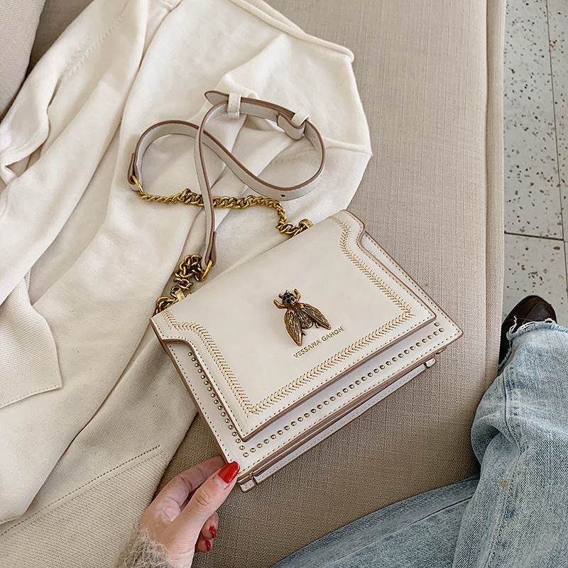 Summer New Chain Retro Bee Shoulder Portable Messenger Bag - MYLUXURY LANE ENTERPRISE