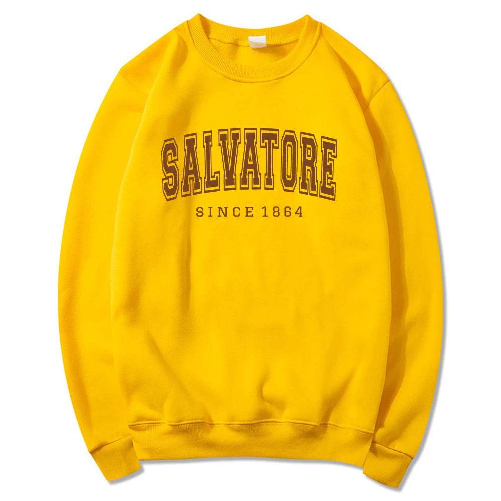Salvatore Since 1864 Mystic Falls Hooded Sweatshirt - MYLUXURY LANE ENTERPRISE