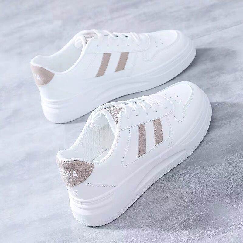 Women's All-matching Casual Sports Leather Summer White Sneakers Internet Celebrity - MYLUXURY LANE ENTERPRISE