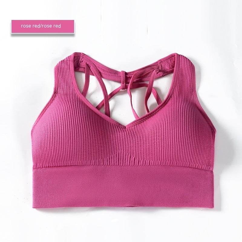 Women's Fashion Quick-drying Stretch Yoga Sports Bra - MYLUXURY LANE ENTERPRISE