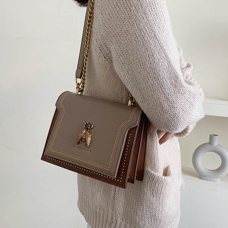 Summer New Chain Retro Bee Shoulder Portable Messenger Bag - MYLUXURY LANE ENTERPRISE