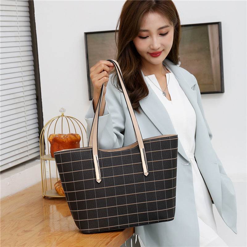 New Korean Fashion Four-piece Set Texture Shoulder Women Hand-carrying Crossbody Bag - MYLUXURY LANE ENTERPRISE