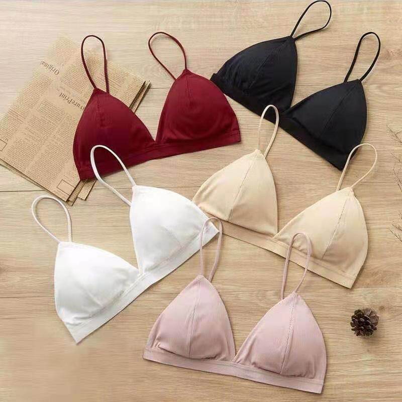 French Triangle Cup Bra Without Steel Ring - MYLUXURY LANE ENTERPRISE