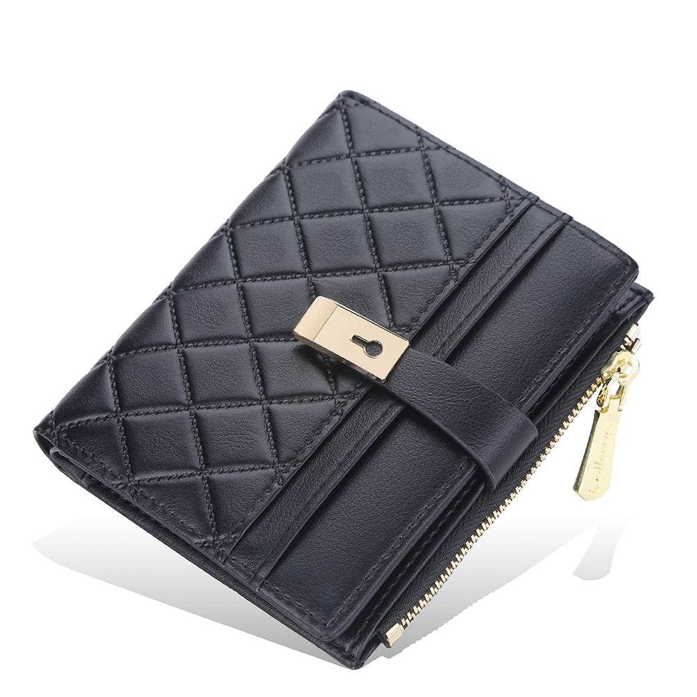 Purse Women's Short Omnibus Multi-card Wallet Zipper Wallet - MYLUXURY LANE ENTERPRISE