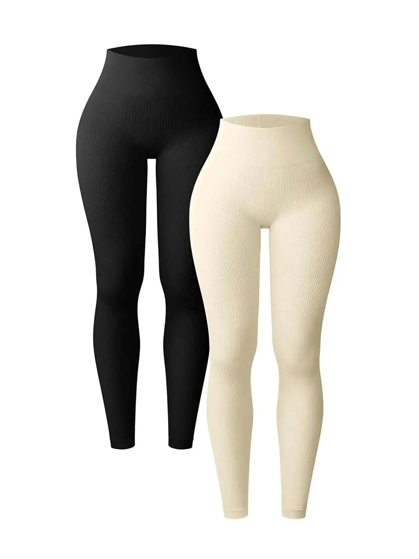 New High Waist Stretch Tights European And American Seamless Peach Hip Hip Lifting Breathable Running Sports Fitness - MYLUXURY LANE ENTERPRISE