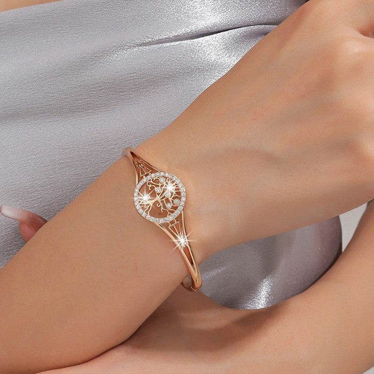 Fashion Electroplated Tree Of Life Bracelet Female Niche - MYLUXURY LANE ENTERPRISE