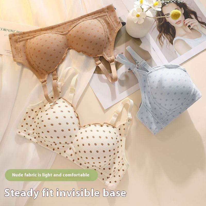 Anti-slip Bra No Steel Ring Gathering Bra - MYLUXURY LANE ENTERPRISE