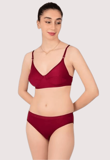 Comfortable Cotton Bra & Panty Set for Women - MYLUXURY LANE ENTERPRISE