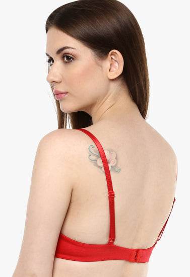 Smooth Sexy Hot Red Bridal Bra (Pk Of 2) - MYLUXURY LANE ENTERPRISE