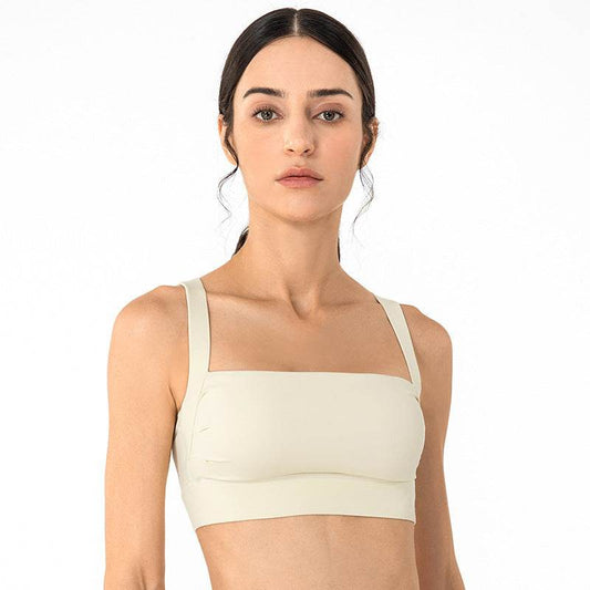 Women's Fashion Solid Color Anti-Humpback Sports Bra - MYLUXURY LANE ENTERPRISE