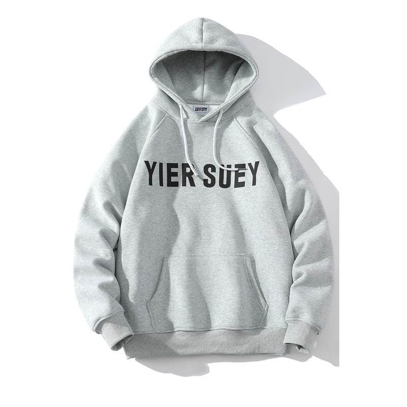 Vintage Fleece-lined Hoodie Thick Coat American Fashion Brand Top - MYLUXURY LANE ENTERPRISE