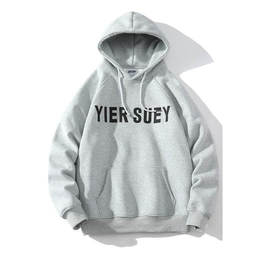 Vintage Fleece-lined Hoodie Thick Coat American Fashion Brand Top - MYLUXURY LANE ENTERPRISE