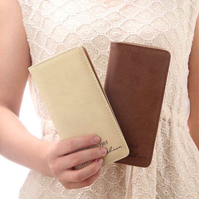 Women's Mid-length Korean-style Frosted Wallet - MYLUXURY LANE ENTERPRISE