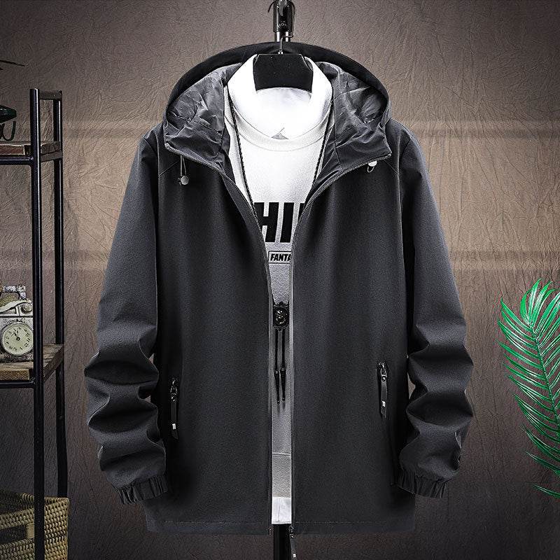 Fall Men's Hooded Jacket Casual Men's Tops Workwear - MYLUXURY LANE ENTERPRISE