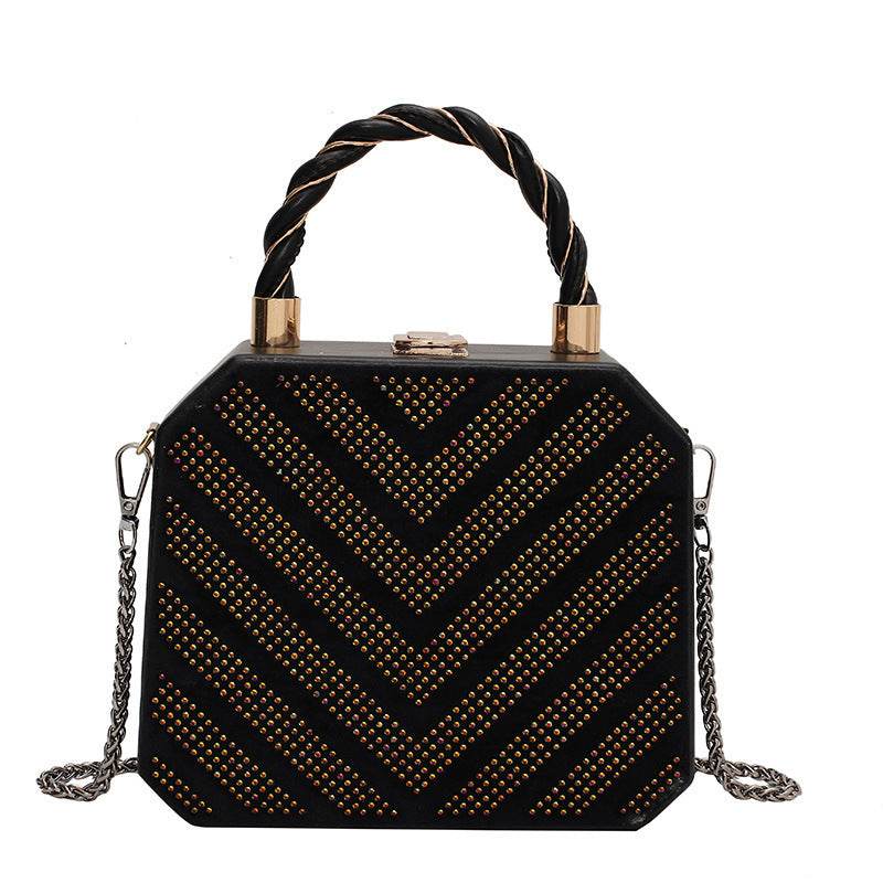 Simple Shoulder Bag Messenger Bag Metal Buckle Female Bag - MYLUXURY LANE ENTERPRISE