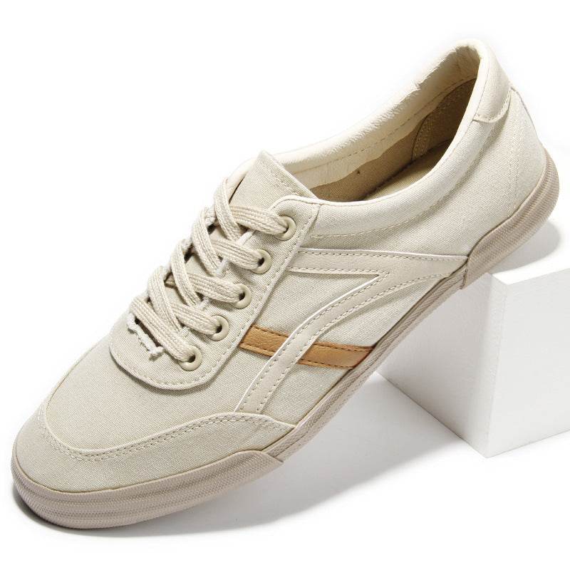 Men's Spring And Autumn Mesh Breathable Lightweight Non-slip Fashionable All-match Soft Bottom Casual Canvas Shoes - MYLUXURY LANE ENTERPRISE
