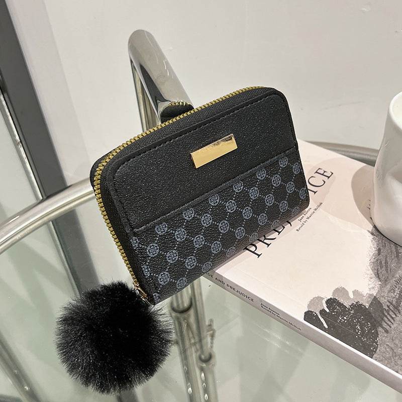 Women's Short Printing Color Contrast Korean Style Bag Wallet - MYLUXURY LANE ENTERPRISE