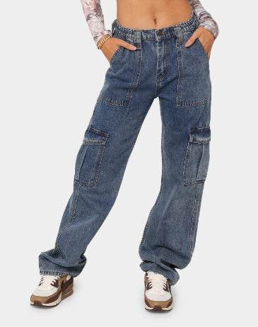 Women's Fashion Straight Jeans In Autumn - MYLUXURY LANE ENTERPRISE