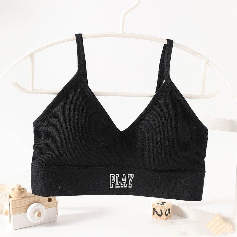 Beauty Back Thread No Steel Ring Bra Base Girl Underwear Student Vest - MYLUXURY LANE ENTERPRISE