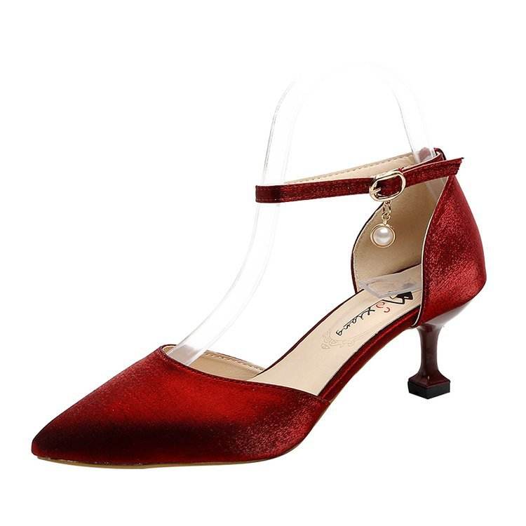 Summer New Pointed Toe Buckle Strap High Heel Leisure Sandals - MYLUXURY LANE ENTERPRISE