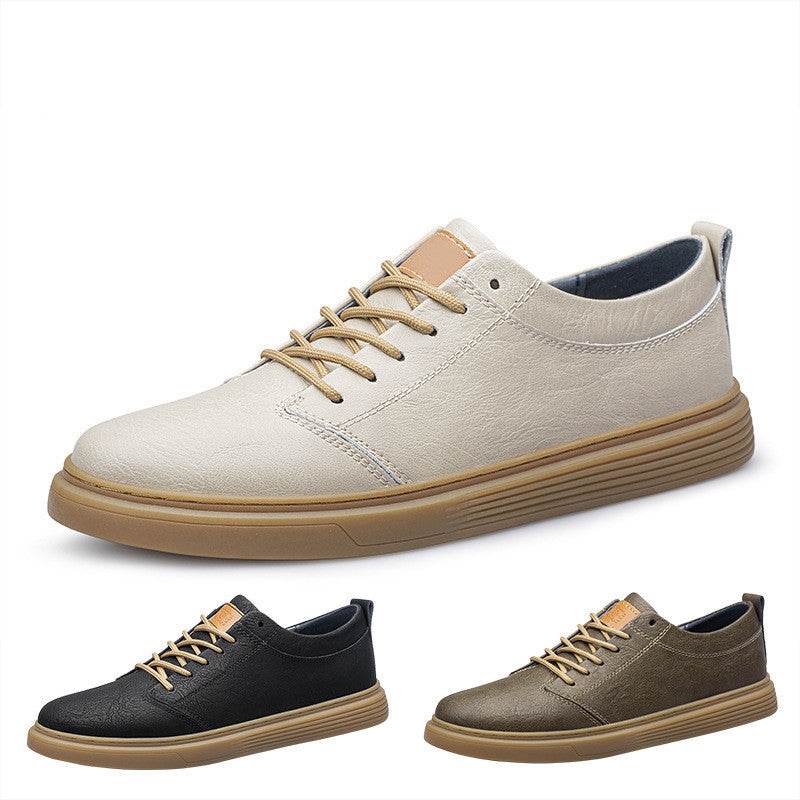 Casual Round Toe Lace-up Sneakers Men's Low Top - MYLUXURY LANE ENTERPRISE