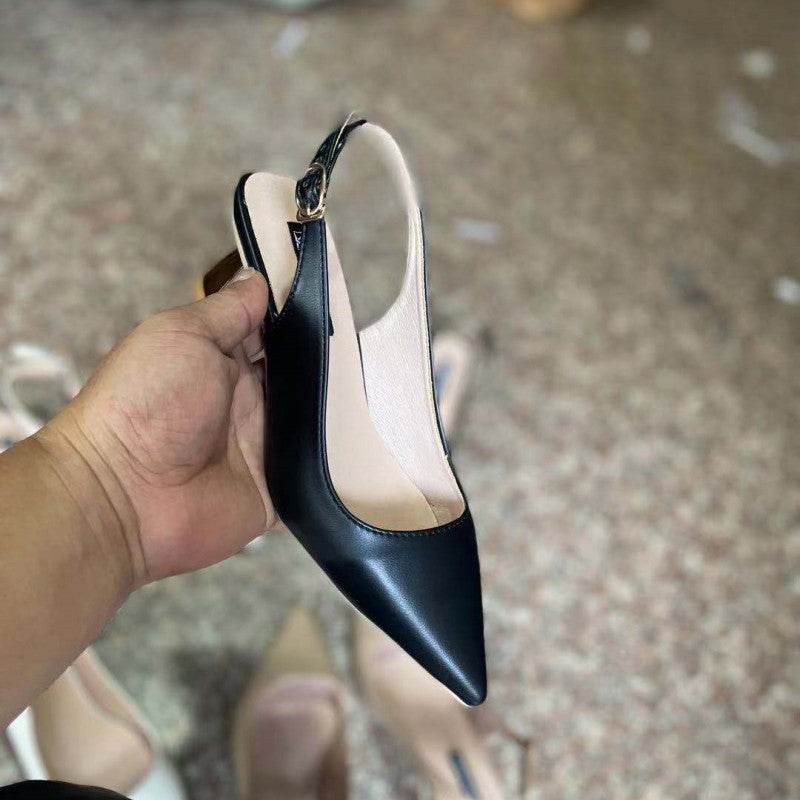 Women's Covered Toe Sandals With High Heels - MYLUXURY LANE ENTERPRISE