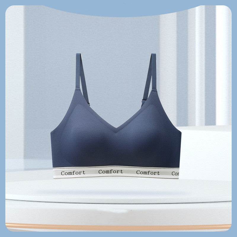 Seamless Comfort Wireless Bra for Women - Soft Jelly Support, Removable Pads, Breathable & Stretchy Fabric, Perfect for Sports & Casual Attire - MYLUXURY LANE ENTERPRISE