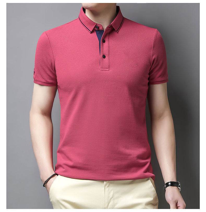 Men's Short-sleeved Cotton T-shirt Solid Color - MYLUXURY LANE ENTERPRISE