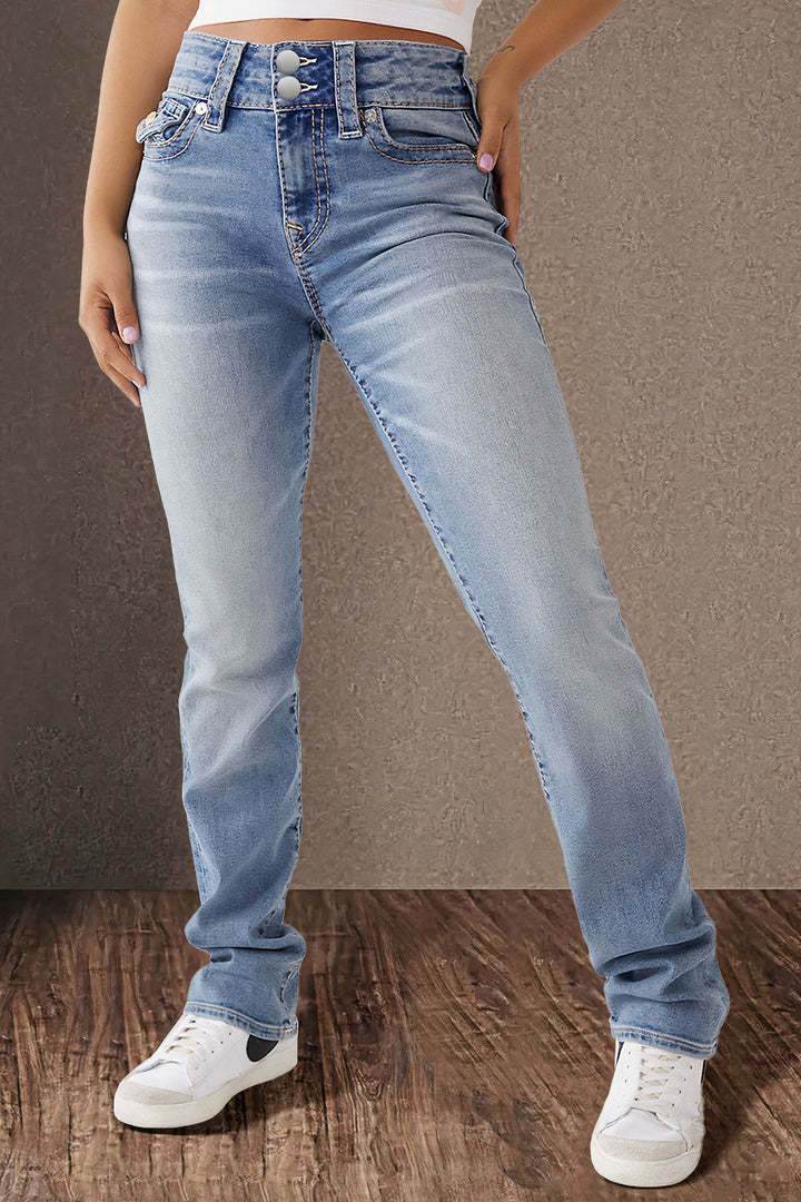 New Trendy Women's All-match High Waist Comfort Washed Slim Fit Denim Shorts - MYLUXURY LANE ENTERPRISE