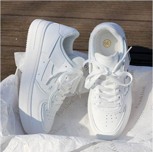 White Shoes For Women Autumn All-matching - MYLUXURY LANE ENTERPRISE