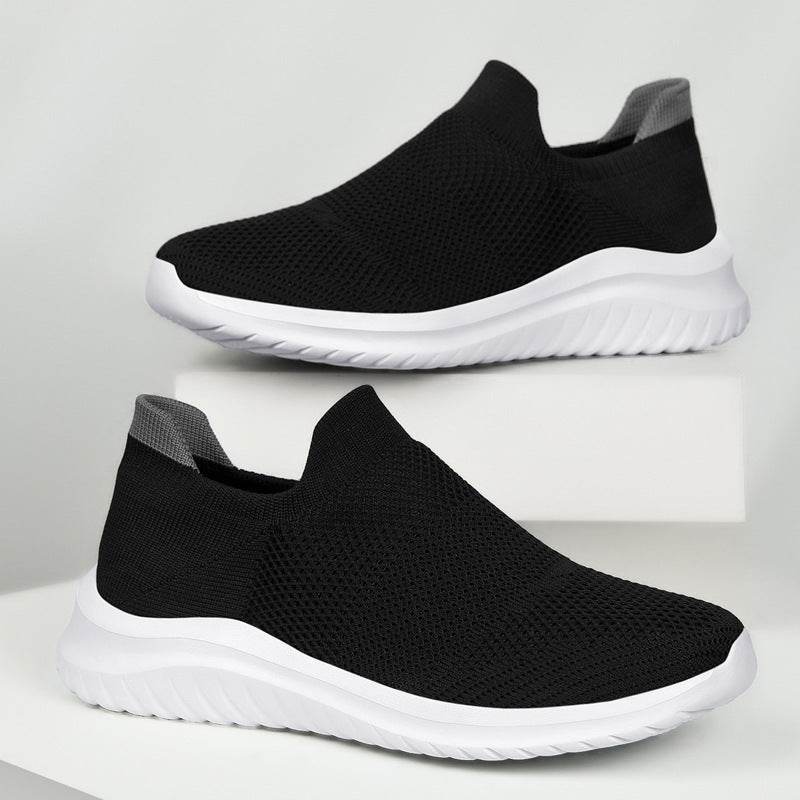 Flying Woven Women's Shoes Mesh Shoes Plus Size Casual Mesh Sneaker - MYLUXURY LANE ENTERPRISE