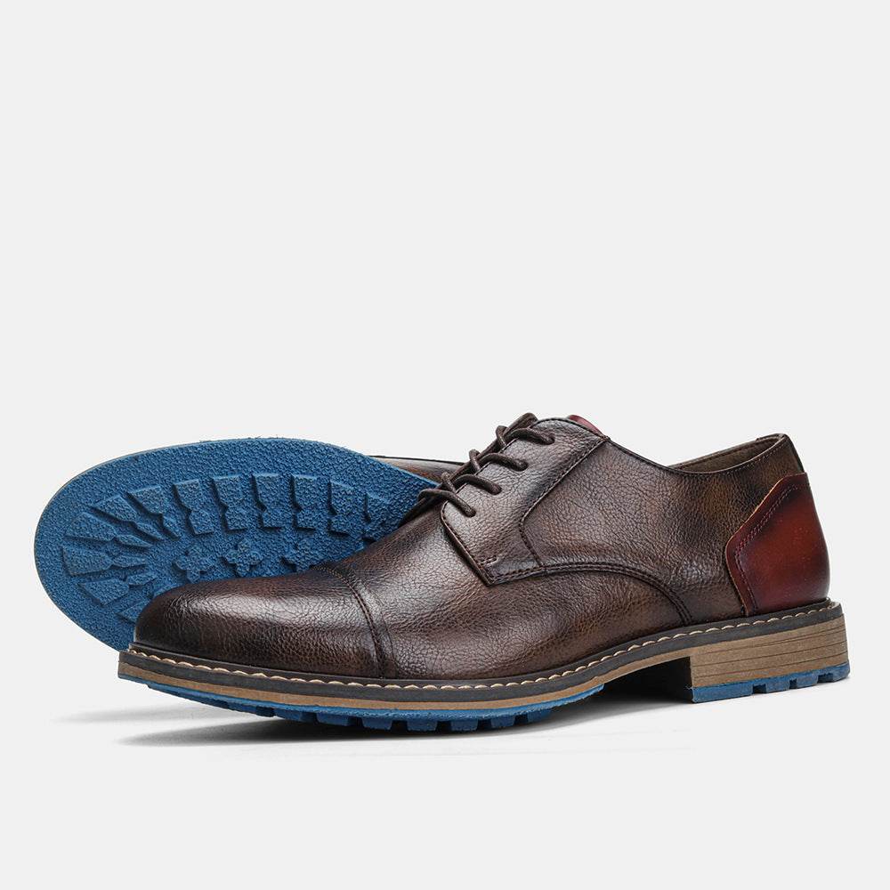 Business Formal Wear Cross-border Plus Size Retro Summer Men's Fashion Leather Shoes - MYLUXURY LANE ENTERPRISE