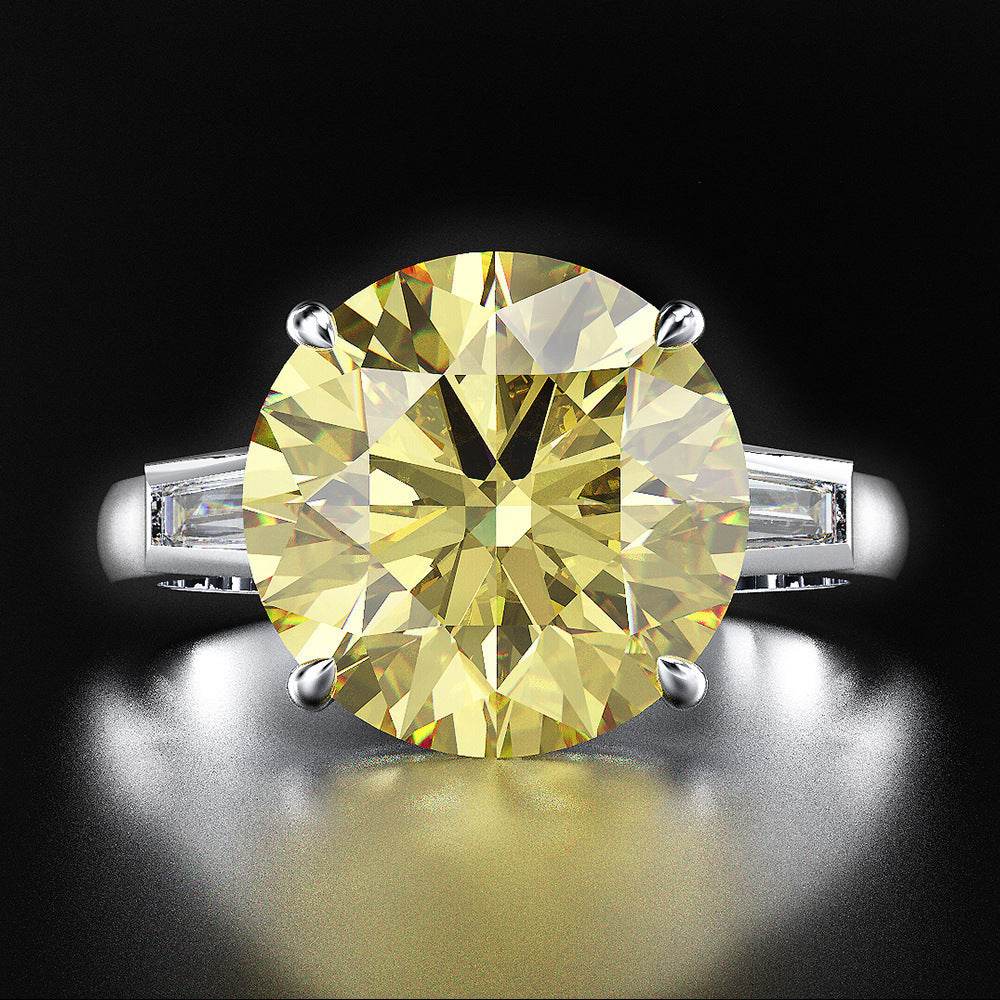 Creative Fashion Three Stone Diamond Women's Ring - MYLUXURY LANE ENTERPRISE