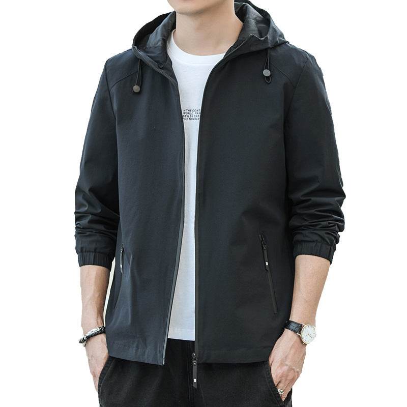 Fall Men's Hooded Jacket Casual Men's Tops Workwear - MYLUXURY LANE ENTERPRISE
