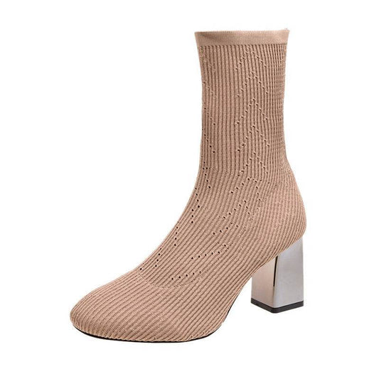 Elastic boots women high heels - MYLUXURY LANE ENTERPRISE