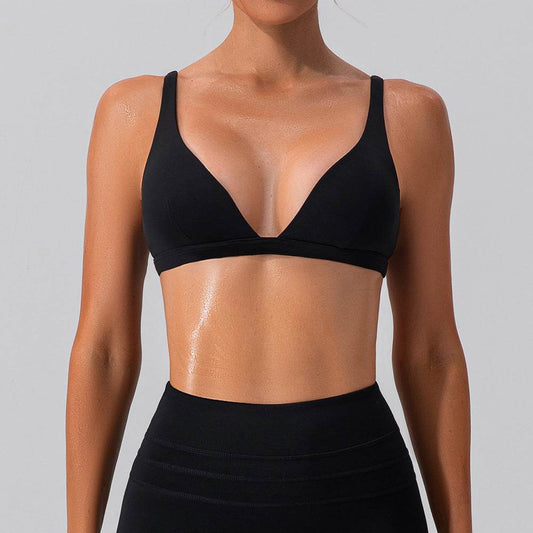Nude Feel Yoga Bra Shockproof Tight Sports Vest - MYLUXURY LANE ENTERPRISE