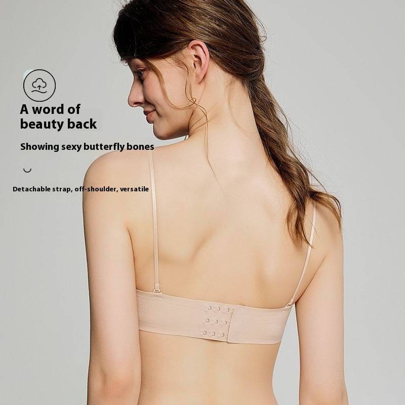 Foreign Trade Order BC Strapless Underwear Breathable Bra Small Chest Push Up Not Empty Cup Bra Anti-sagging - MYLUXURY LANE ENTERPRISE